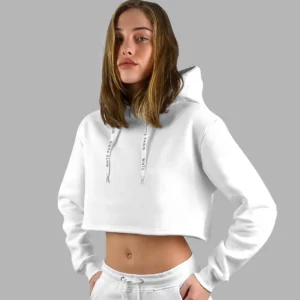 Cropped Nipples Women's Hoodie